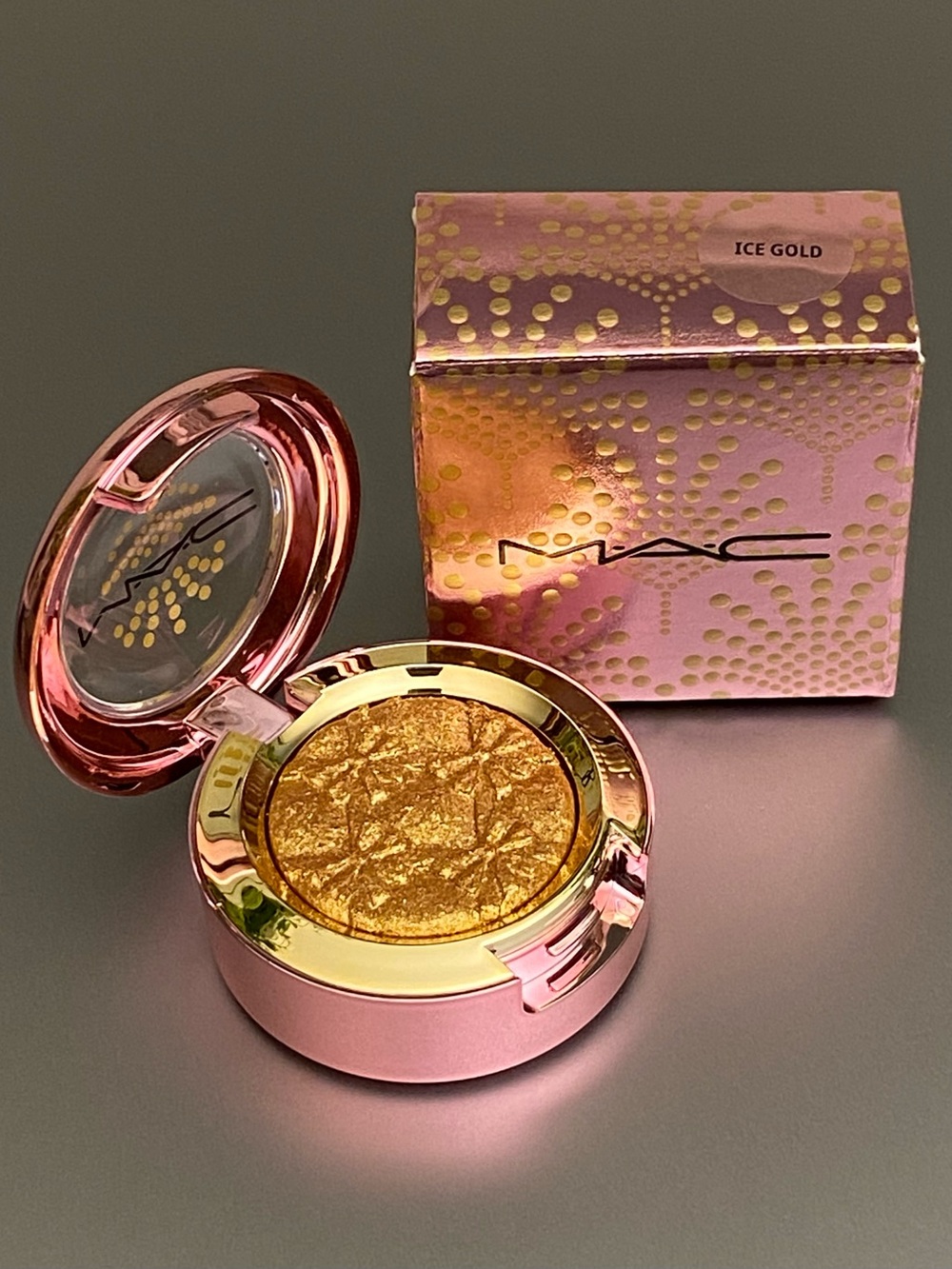 MAC “Ice Gold” Sparkler Eyeshadow
